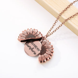 Sunflower Pendant Necklace - Premium  from My Store - Just $16.74! Shop now at Kay Store