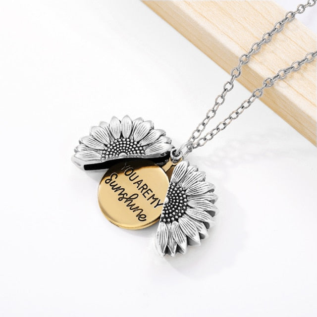 Sunflower Pendant Necklace - Premium  from My Store - Just $16.74! Shop now at Kay Store