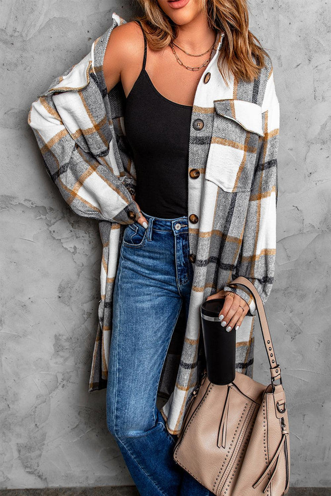 Dropped Shoulder Duster Coat - Premium  from My Store - Just $105.94! Shop now at Kay Store