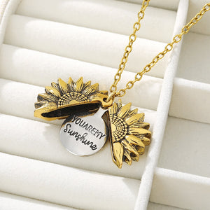 Sunflower Pendant Necklace - Premium  from My Store - Just $16.74! Shop now at Kay Store